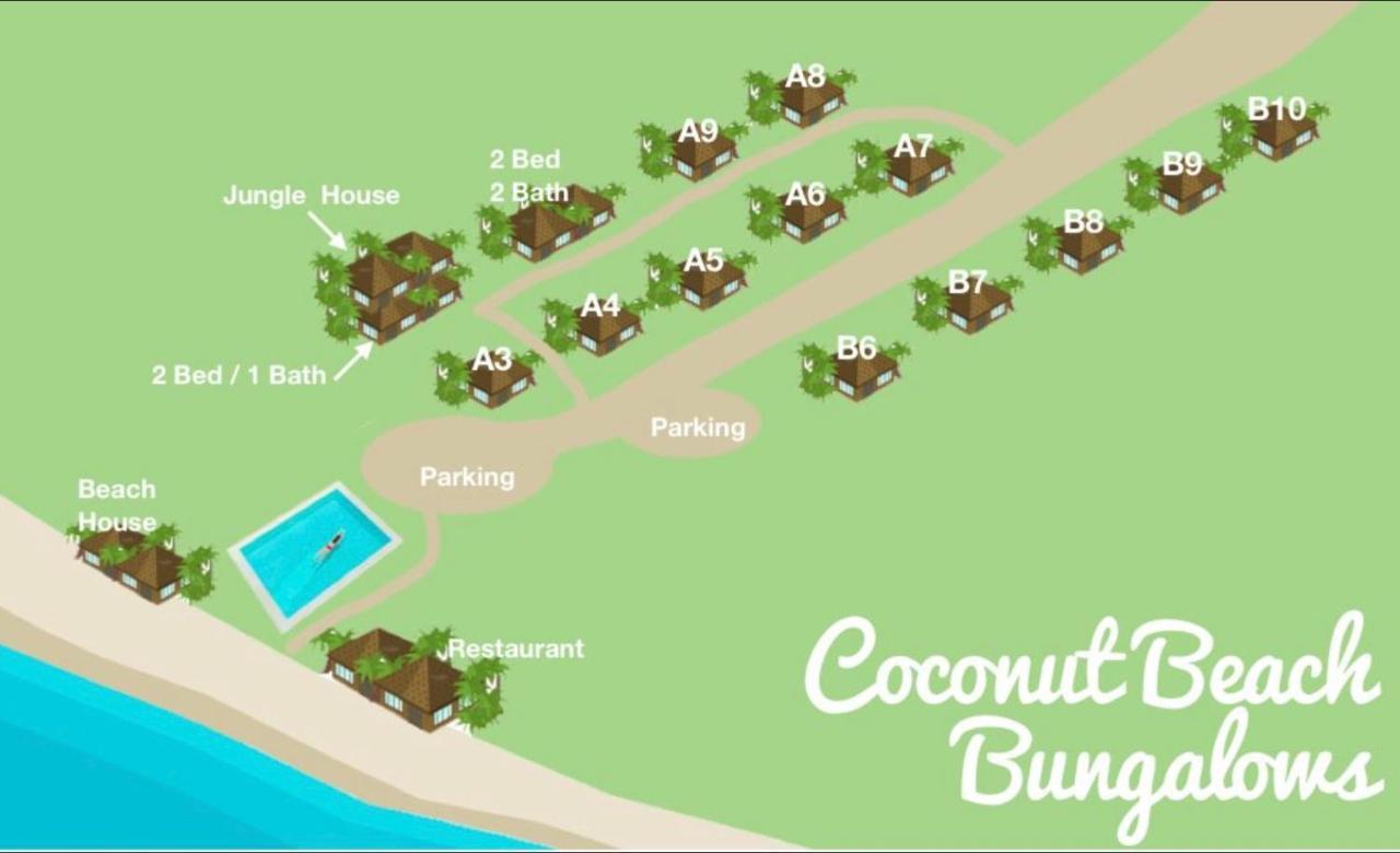 Coconut Beach Bungalows Ban Chalok Lam Esterno foto
